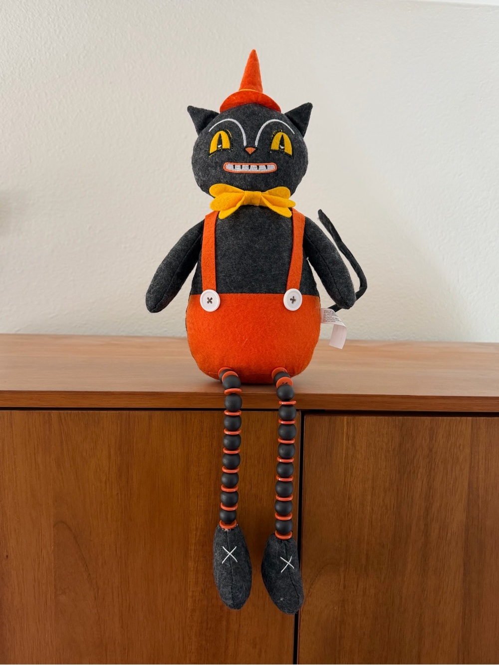 Johanna Parker Halloween Cat Plush Shelf Sitter